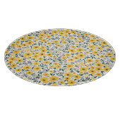 Planche À Découper Fleurs jaunes : moderne floral sans soudure. (Coin)