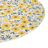 Planche À Découper Fleurs jaunes : moderne floral sans soudure. (Coin)