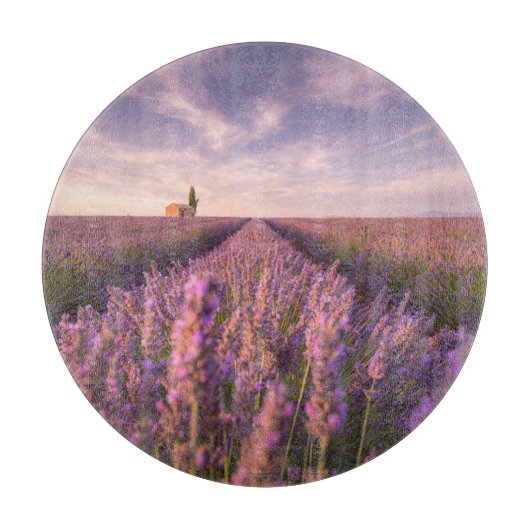 Planche À Découper Fleurs | Lavande Sud France (Devant)