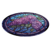 Planche À Découper Fleurs Lilac En Verre Tissé (Coin)