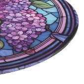 Planche À Découper Fleurs Lilac En Verre Tissé (Coin)