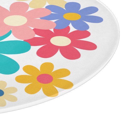 Planche À Découper Fleurs mignonnes (Coin)