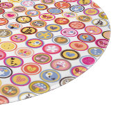 Planche À Découper fleurs mignonnes, oiseaux, motif de coeurs (Coin)