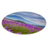 Planche À Découper Fleurs | Mont Fugi Japon (Coin)