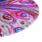 PLANCHE À DÉCOUPER FLEURS MORTES BLANCHES EN ROSE, PARKLES D'OR (Coin)