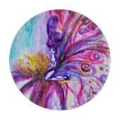 PLANCHE À DÉCOUPER FLEURS MORTES BLANCHES EN ROSE, PARKLES D'OR (Devant)