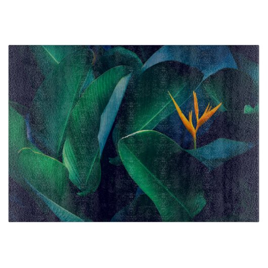 Planche À Découper Fleurs | Oiseau du paradis (Devant)