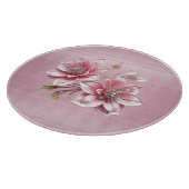 Planche à découper Fleurs Roses Modernes (Coin)