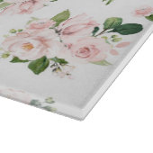 Planche À Découper Fleurs roses, Roses roses, Fleurs Aquarelles (Coin)