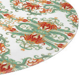 Planche À Découper Fleurs rouges style chinois (Coin)