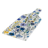 Planche À Découper Fleurs sauvages de Jardin Bleu Rustique (Coin)