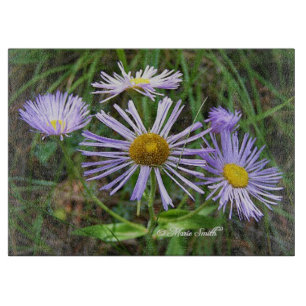 Planche À Découper Fleurs sauvages pourpres
