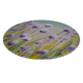 Planche À Découper Fleurs sauvages violets (Coin)