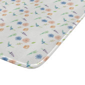 Planche À Découper Fleurs simples aquarelle florale (Coin)