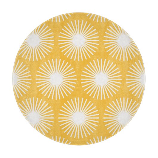 Planche À Découper Fleurs simples : design sans couture scandinave. (Devant)
