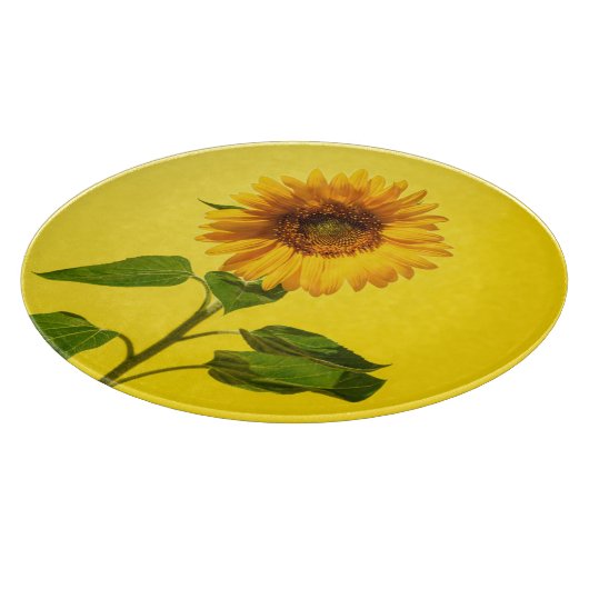 Planche À Découper Fleurs | Tournesol jaune (Coin)