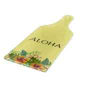 Planche À Découper Fleurs Tropicales Aloha (Coin)