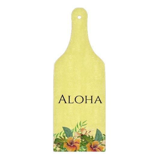 Planche À Découper Fleurs Tropicales Aloha (Devant)
