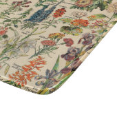 Planche À Découper Fleurs Vintages (Coin)