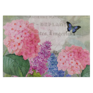 Planche À Découper Fleurs Vintages Plafond décoratif en verre