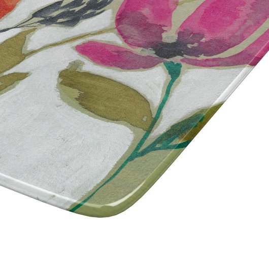 Planche À Découper Fleurs vives (Coin)