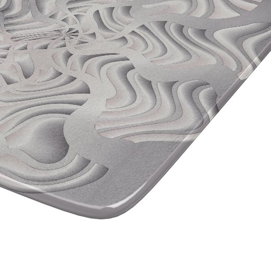 Planche À Découper flocon d'argent (Coin)