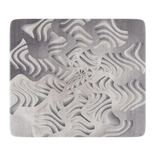 Planche À Découper flocon d'argent (Devant)