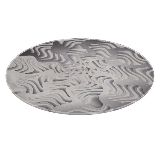 Planche À Découper flocon d'argent (Coin)