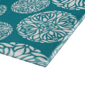 Planche À Découper Flocon de neige floral d'hiver (Coin)