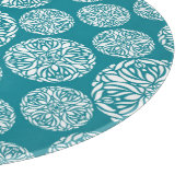 Planche À Découper Flocon de neige floral d'hiver (Coin)