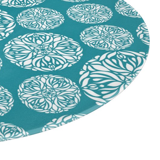 Planche À Découper Flocon de neige floral d'hiver (Coin)