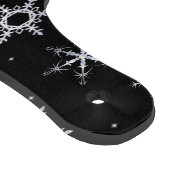 Planche À Découper Flocons de neige noirs (Coin)