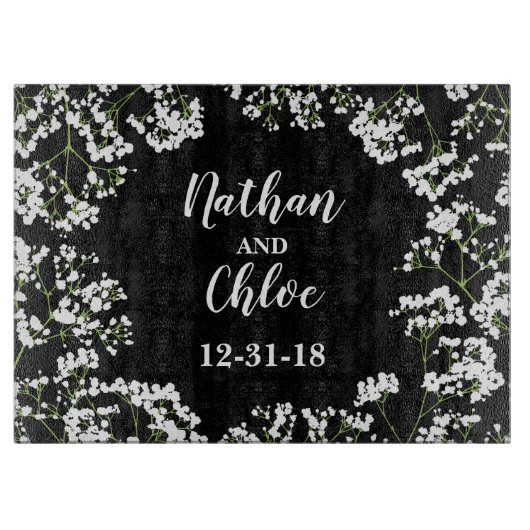 Planche À Découper Floral Babys Respiration Mariage Nouveaux mariés P (Devant)