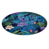 Planche À Découper 'Floral Dreams' - Design floral tropical (Coin)