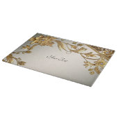 Planche à découper Floral Feuille Golden Wavy (Coin)
