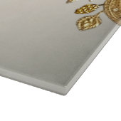 Planche à découper Floral Feuille Golden Wavy (Coin)