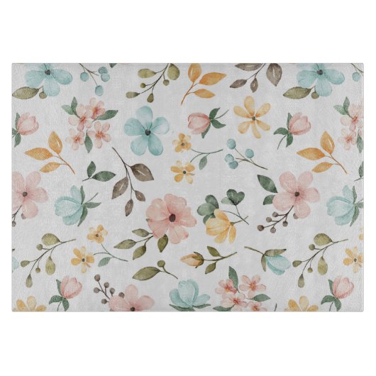 Planche À Découper Floral fleur sauvage (Devant)