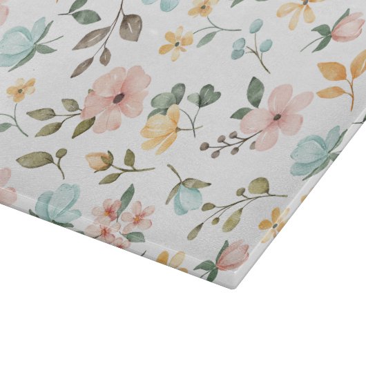 Planche À Découper Floral fleur sauvage (Coin)