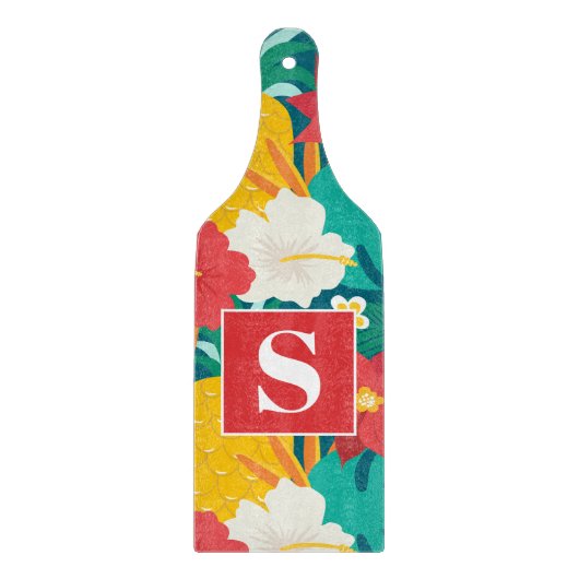 Planche À Découper Floral hawaïen (Devant)