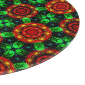 Planche À Découper Floral Modern Boho Elegant Abstract Pattern #504 (Coin)