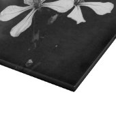 Planche À Découper floral noir et blanc minimal (Coin)