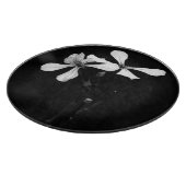 Planche À Découper floral noir et blanc minimal (Coin)