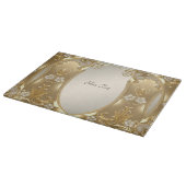 Planche à découper Floral Orné Or (Coin)