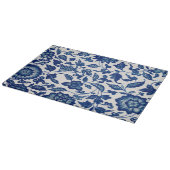 Planche À Découper Floral ornemental bleu chinois  (Coin)
