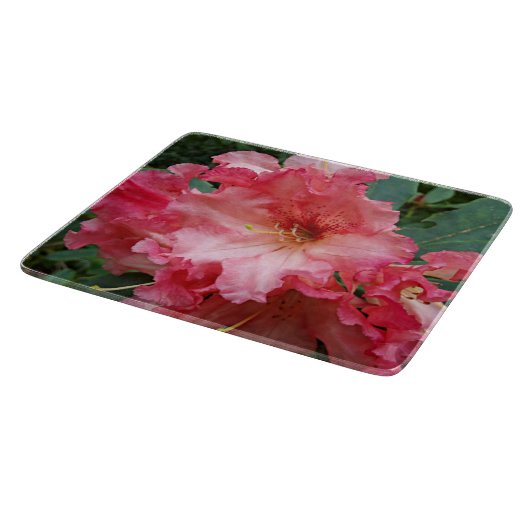 Planche À Découper Floral rose Rhododendron (Coin)
