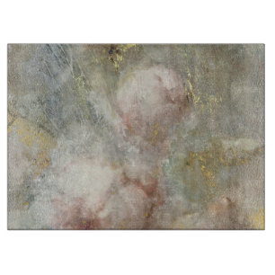 Planche À Découper Floral Rose victorien vintage aux accents or