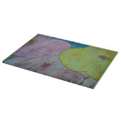 Planche à découper florale d'été abstraite (Coin)