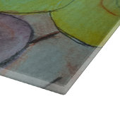 Planche à découper florale d'été abstraite (Coin)