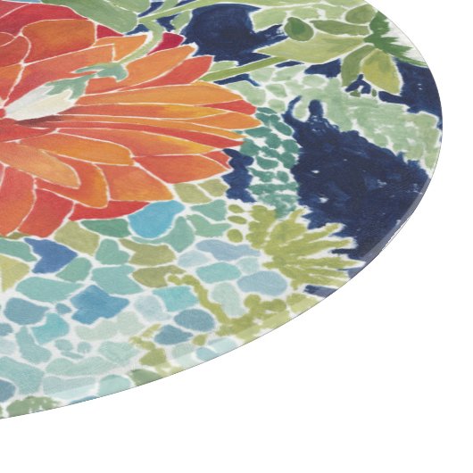 Planche À Découper Florals de minuit III (Coin)