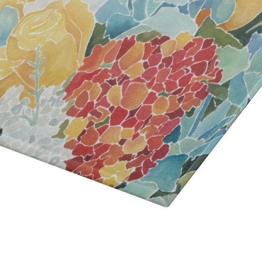 Planche À Découper Florals II de minuit (Coin)